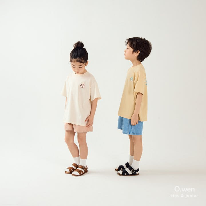 O Wen - Korean Children Fashion - #littlefashionista - Smile Short Sleeve Tee - 6
