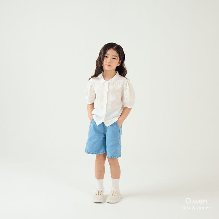 O Wen - Korean Children Fashion - #littlefashionista - Sharon Lace Blouse - 10