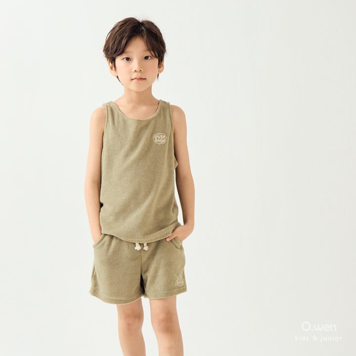 O Wen - Korean Children Fashion - #prettylittlegirls - Vacation Terry Sleeveless Tee - 3