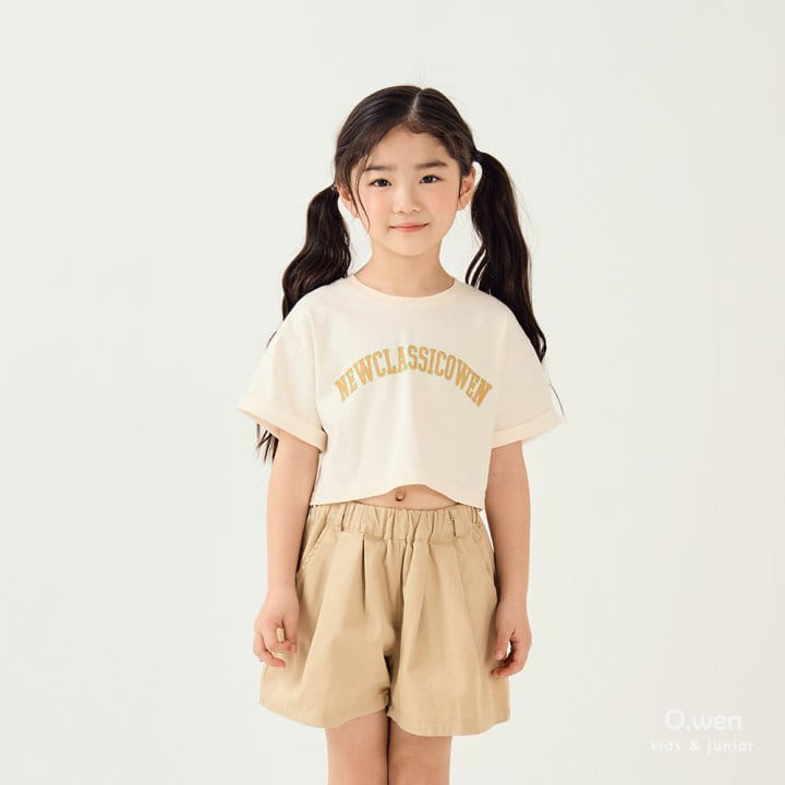 O Wen - Korean Children Fashion - #stylishchildhood - New Classic Crop Short Sleeve Tee - 10