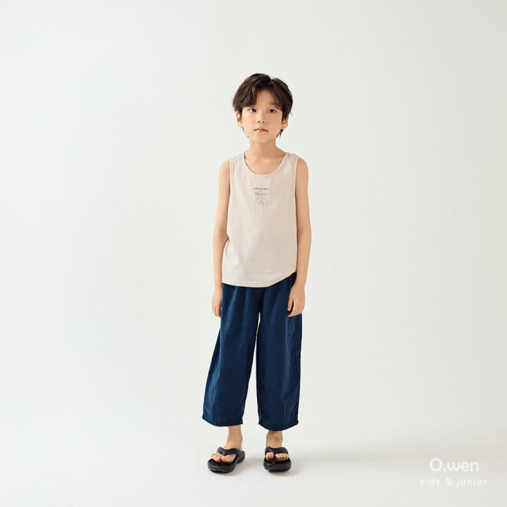 O Wen - Korean Children Fashion - #toddlerclothing - Day Slit Sleeveless Tee - 4