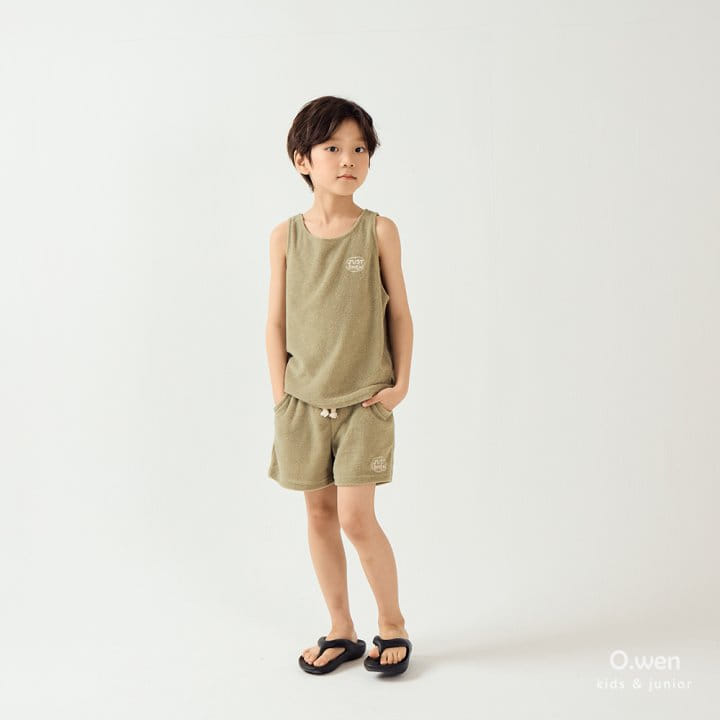 O Wen - Korean Children Fashion - #prettylittlegirls - Vacation Terry Sleeveless Tee - 4