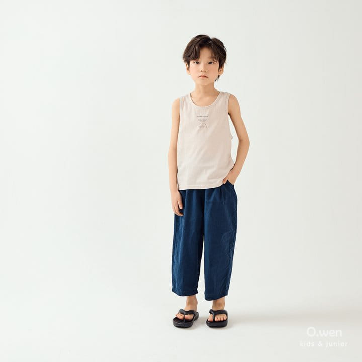O Wen - Korean Children Fashion - #todddlerfashion - Day Slit Sleeveless Tee - 2