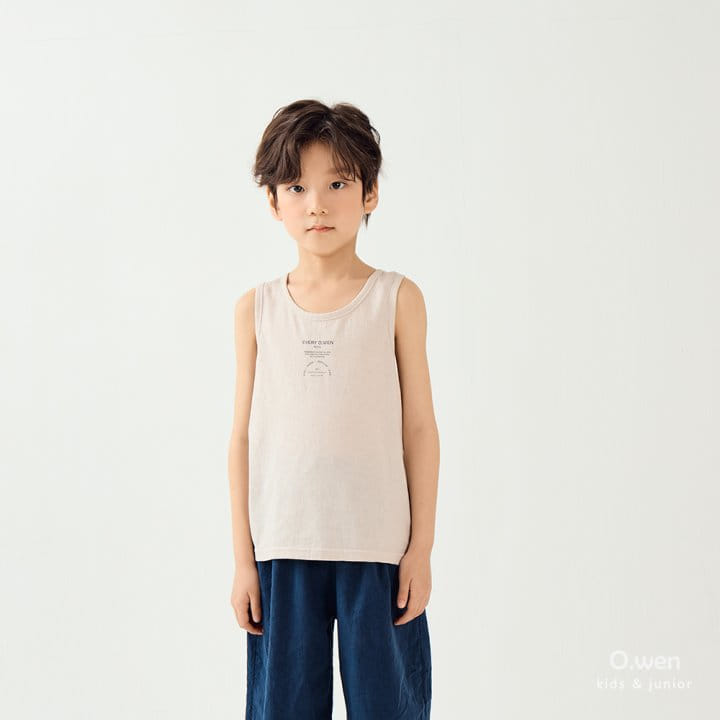 O Wen - Korean Children Fashion - #toddlerclothing - Day Slit Sleeveless Tee - 3