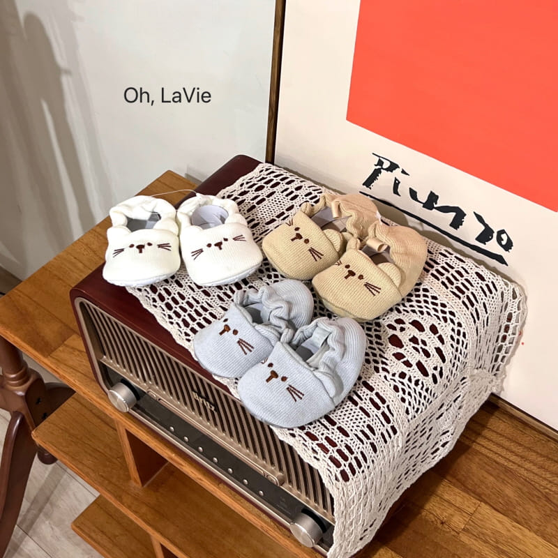 Oh lavie - Korean Baby Fashion - #babyoutfit - Cat Baby Shoes - 2