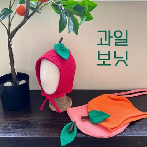 Oh-lavie - Korean Baby Fashion - #babyoutfit - Fruit Bonnet
