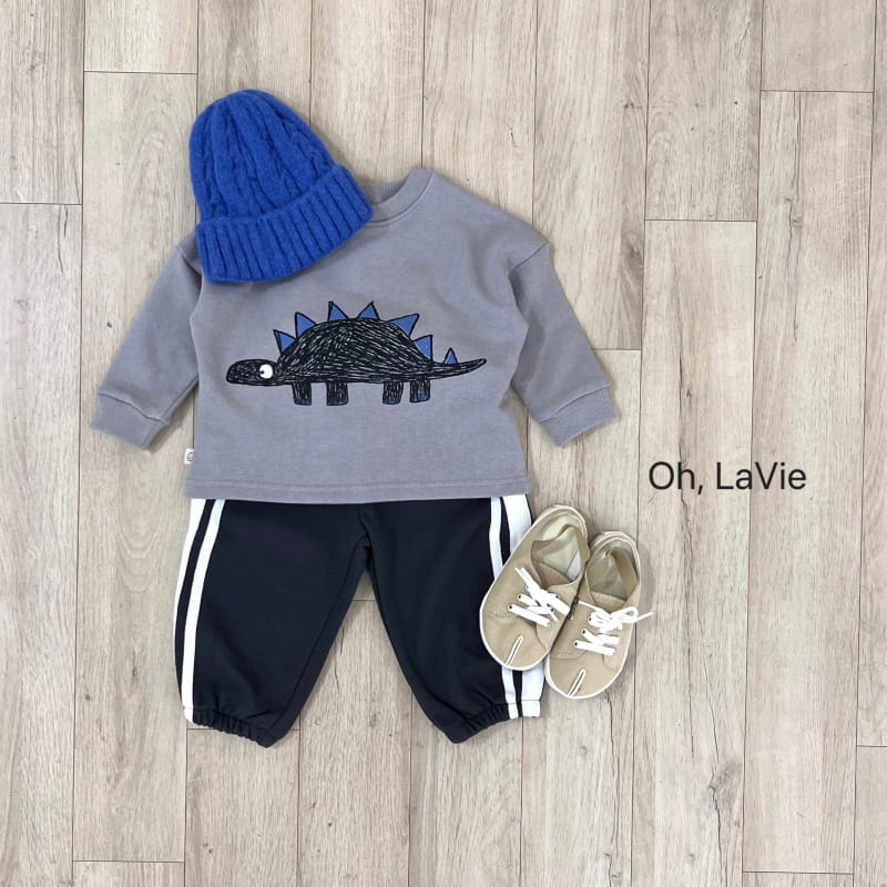 Oh lavie - Korean Children Fashion - #fashionkids - Stegosaurus Sweatshirt - 9