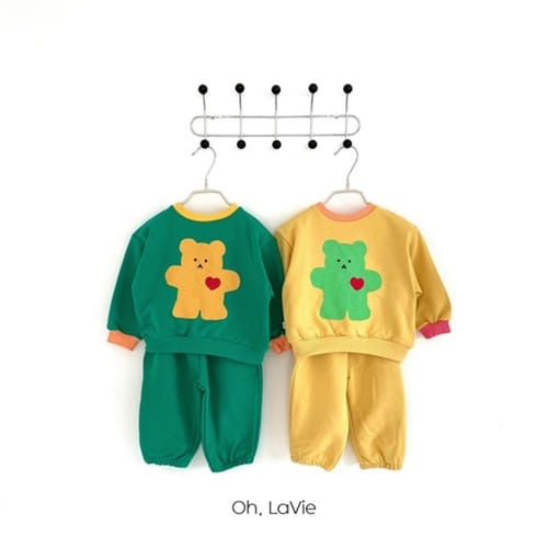 Oh-lavie - Korean Children Fashion - #kidsshorts - Haribo Top Bottom Set