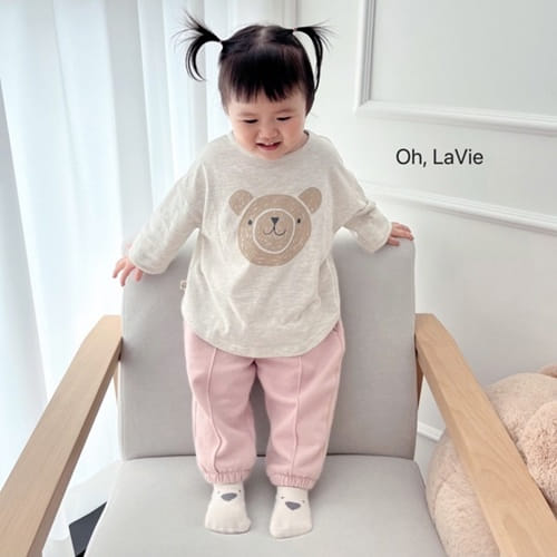 Oh-lavie - Korean Children Fashion - #kidsshorts - Bear Single Long Sleeve Tee