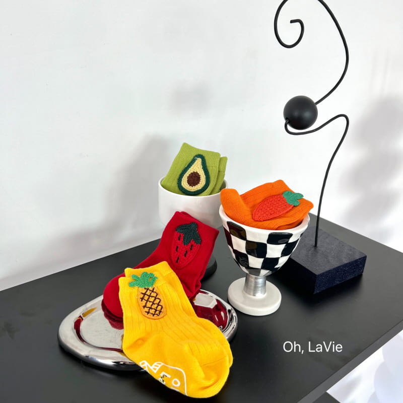 Oh lavie - Korean Children Fashion - #kidsstore - Fruit Socks