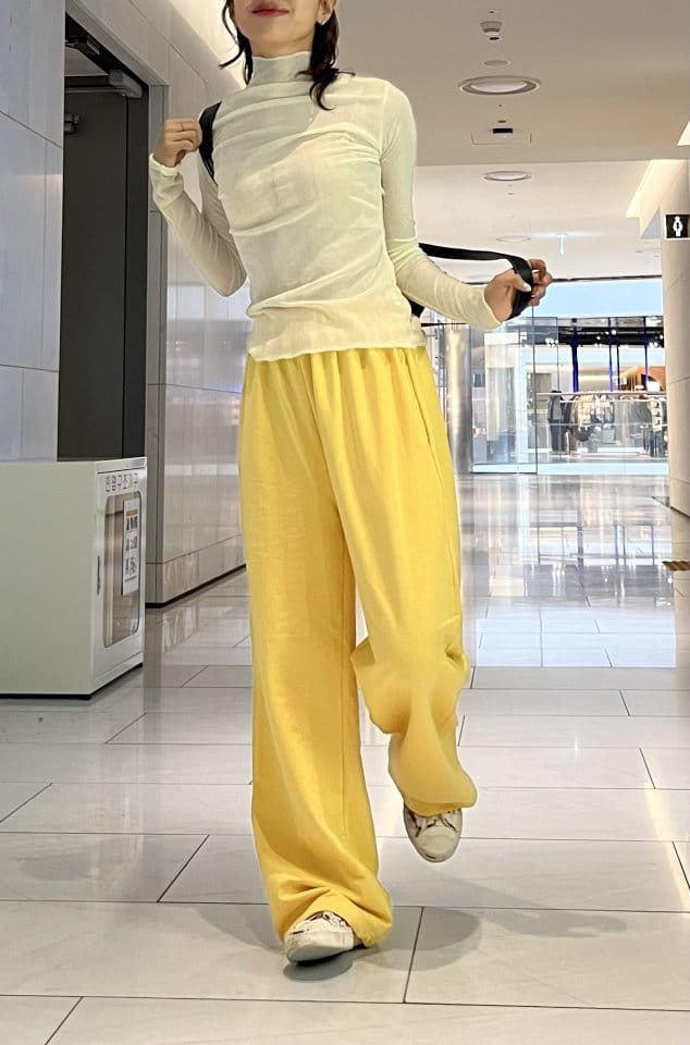 One the woman - Korean Women Fashion - #shopsmall - Heart See Through Tee - 4