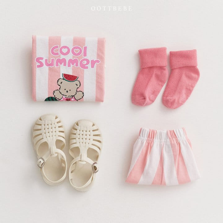 Oott Bebe - Korean Children Fashion - #discoveringself - Cool Summer Top Bottom Set - 8