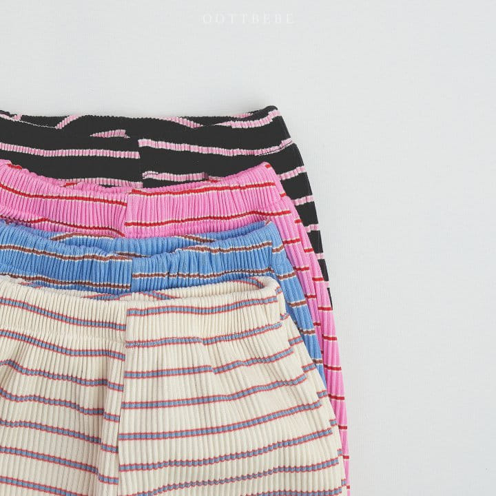 Oott Bebe - Korean Children Fashion - #fashionkids - Melra Rib Pants - 6
