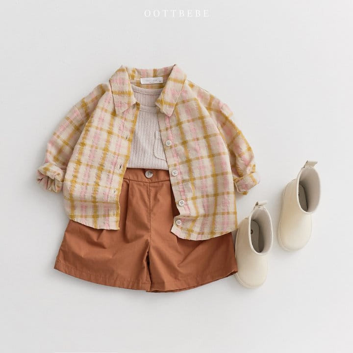 Oott Bebe - Korean Children Fashion - #kidsstore - OT Summer Check Shirt - 2