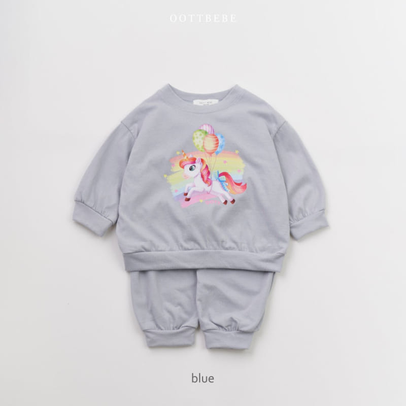 Oott Bebe - Korean Children Fashion - #kidsstore - Unicon Top Bottom Set - 4