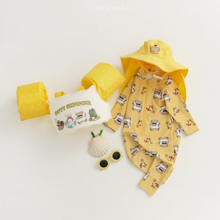 Oott Bebe - Korean Children Fashion - #littlefashionista - Aqua Flap Cap - 10