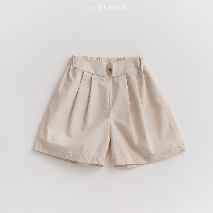 Oott Bebe - Korean Children Fashion - #stylishchildhood - Button Bermuda Pants - 8