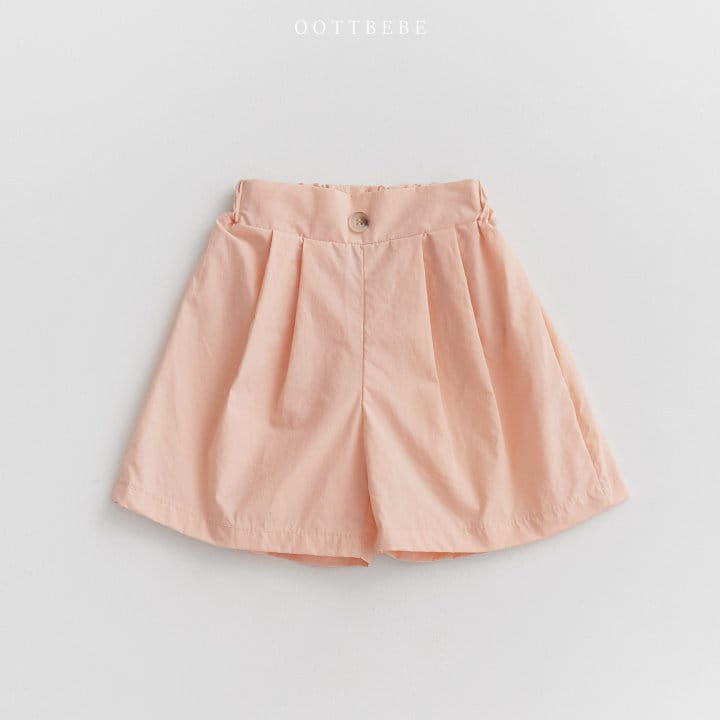 Oott Bebe - Korean Children Fashion - #toddlerclothing - Button Bermuda Pants - 7