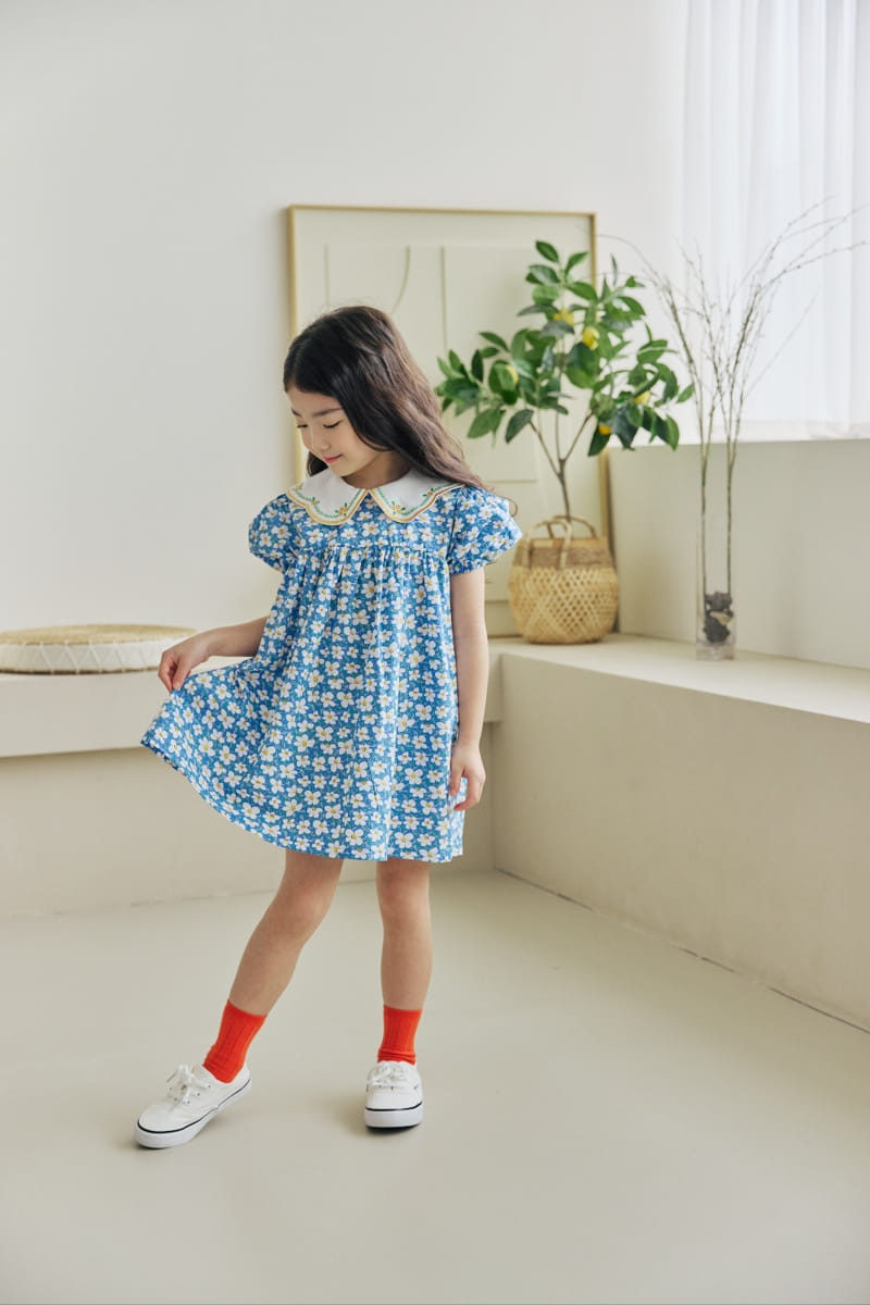 Orange Mom - Korean Children Fashion - #Kfashion4kids - Eri Embroidery One-Piece - 10