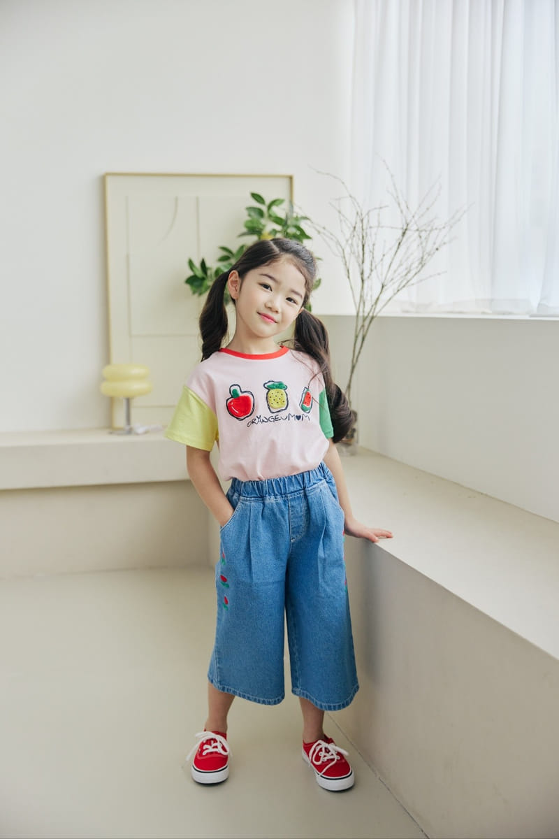 Orange Mom - Korean Children Fashion - #Kfashion4kids - Fruit Tee - 6