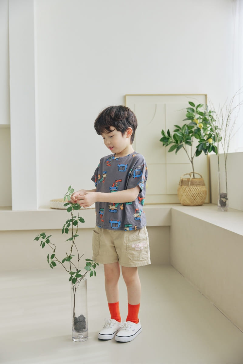 Orange Mom - Korean Children Fashion - #childofig - Car Tee - 7