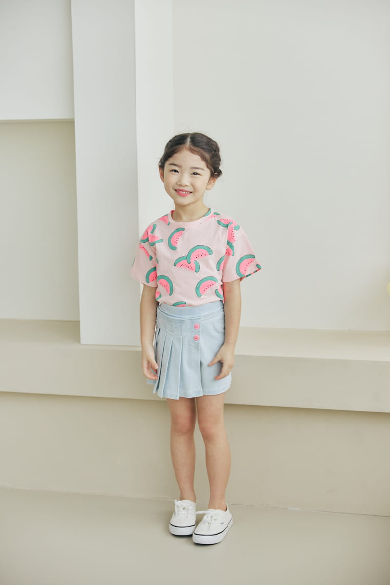 Orange Mom - Korean Children Fashion - #childofig - Watermelon Tee - 10