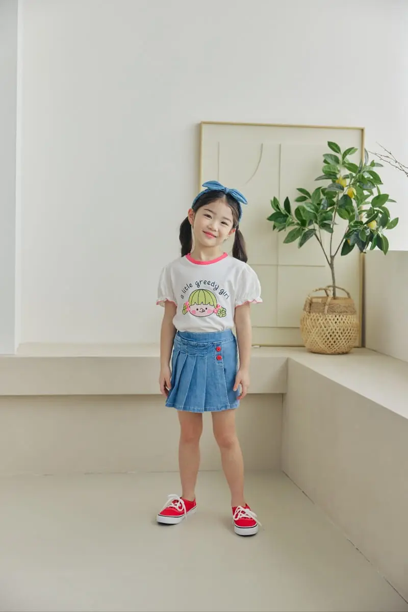 Orange Mom - Korean Children Fashion - #childofig - Girl Tee - 5