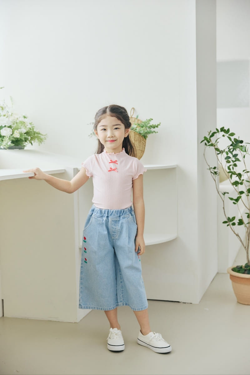 Orange Mom - Korean Children Fashion - #childofig - Tulip Wide Pants