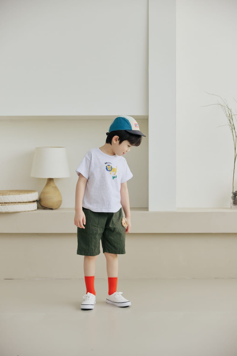 Orange Mom - Korean Children Fashion - #childofig - Lion Paint Tee - 3