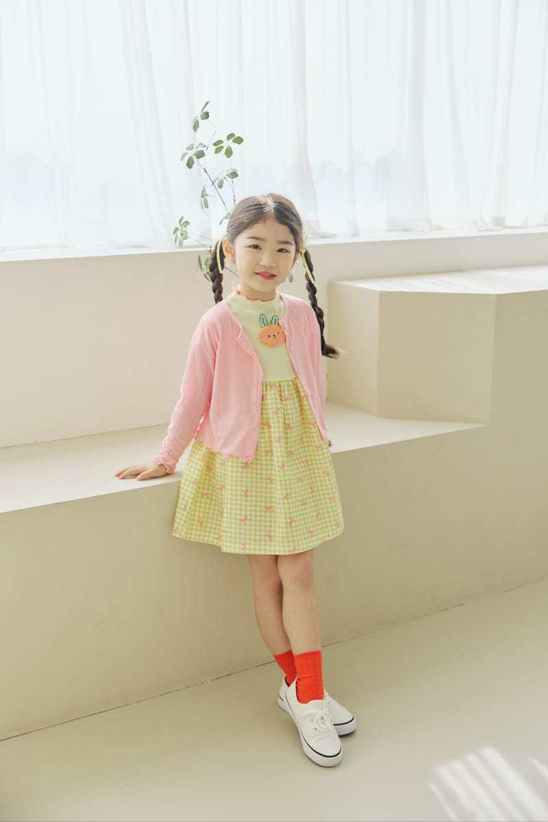 Orange Mom - Korean Children Fashion - #childofig - Crop Cardigan - 10