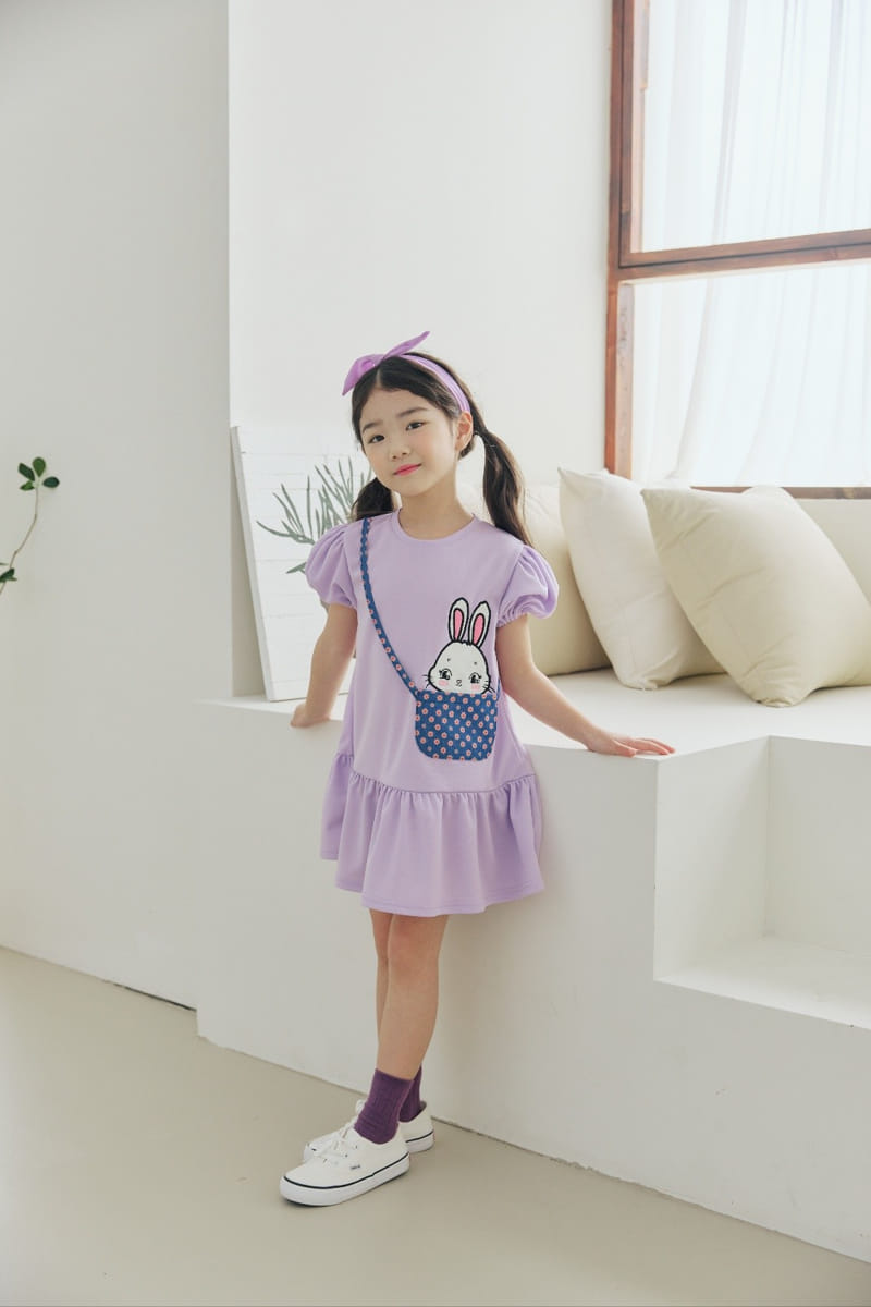 Orange Mom - Korean Children Fashion - #childrensboutique - Rabbit Bag One-Piece - 5