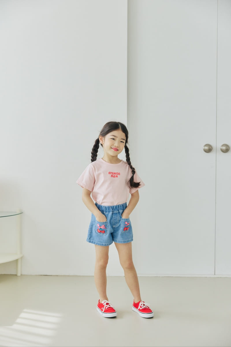 Orange Mom - Korean Children Fashion - #childrensboutique - Orange Mom Single Tee - 10