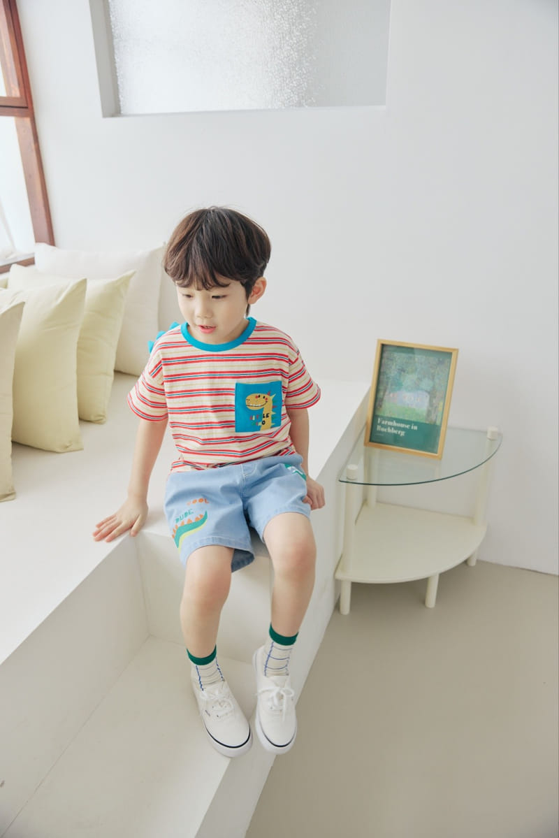 Orange Mom - Korean Children Fashion - #childrensboutique - ST Dino Tee - 8