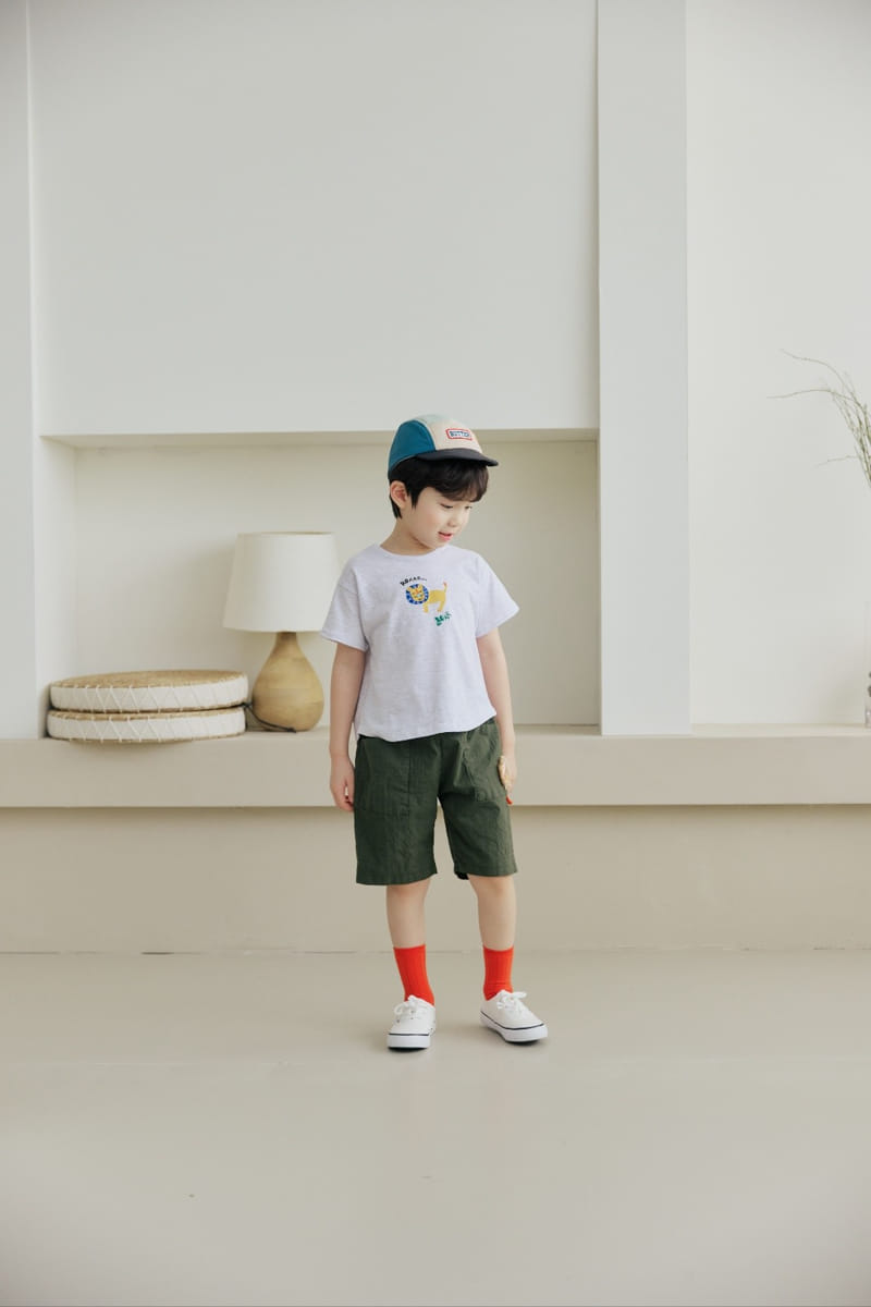 Orange Mom - Korean Children Fashion - #childofig - Lion Paint Tee - 4