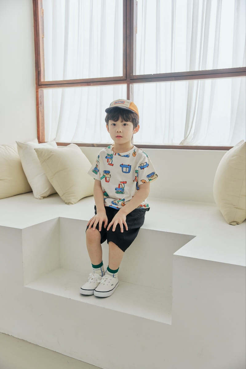 Orange Mom - Korean Children Fashion - #designkidswear - Car Tee - 9