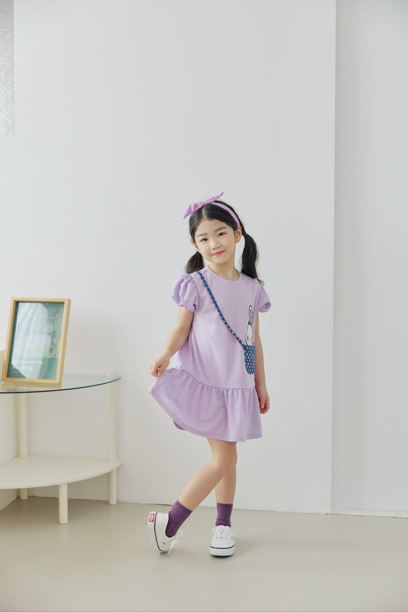 Orange Mom - Korean Children Fashion - #designkidswear - Rabbit Bag One-Piece - 6