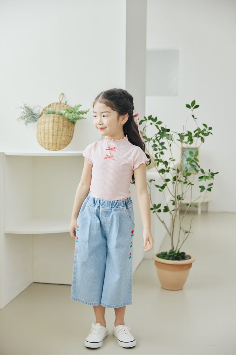 Orange Mom - Korean Children Fashion - #designkidswear - Tulip Wide Pants - 3