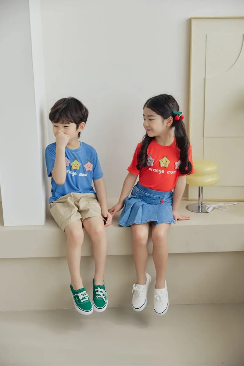 Orange Mom - Korean Children Fashion - #childrensboutique - Star Tee - 4