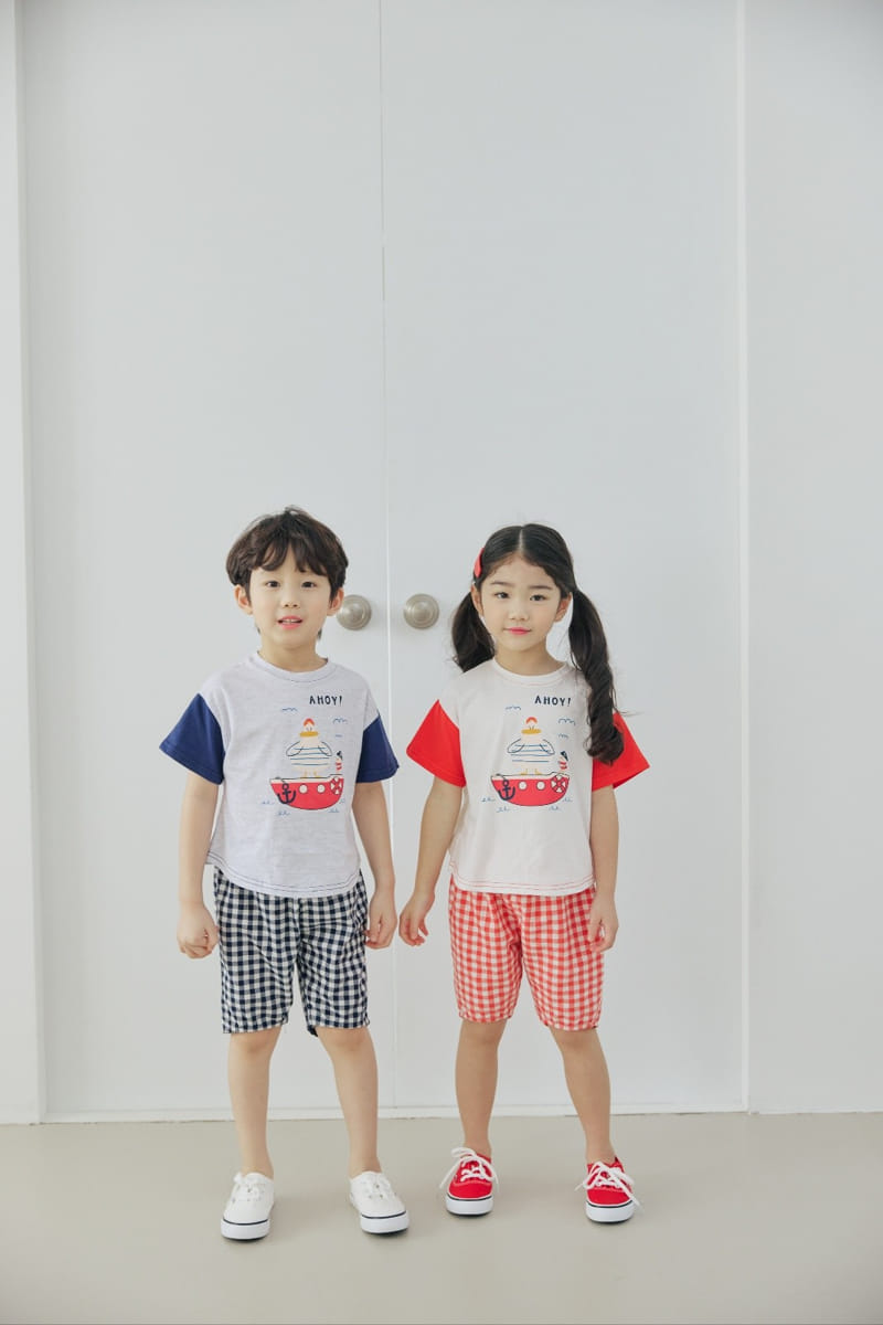 Orange Mom - Korean Children Fashion - #designkidswear - Marine Tee