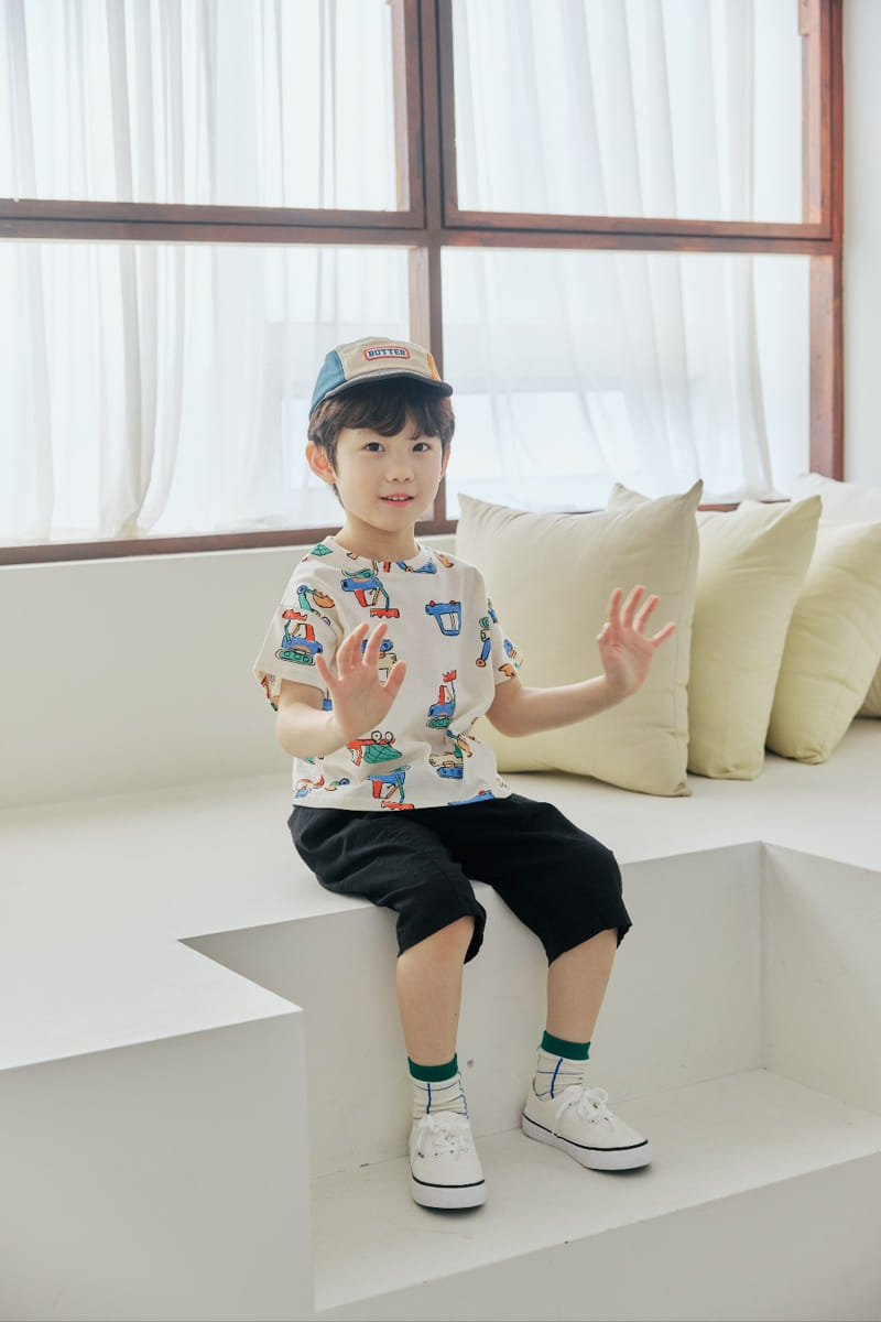 Orange Mom - Korean Children Fashion - #discoveringself - Car Tee - 10