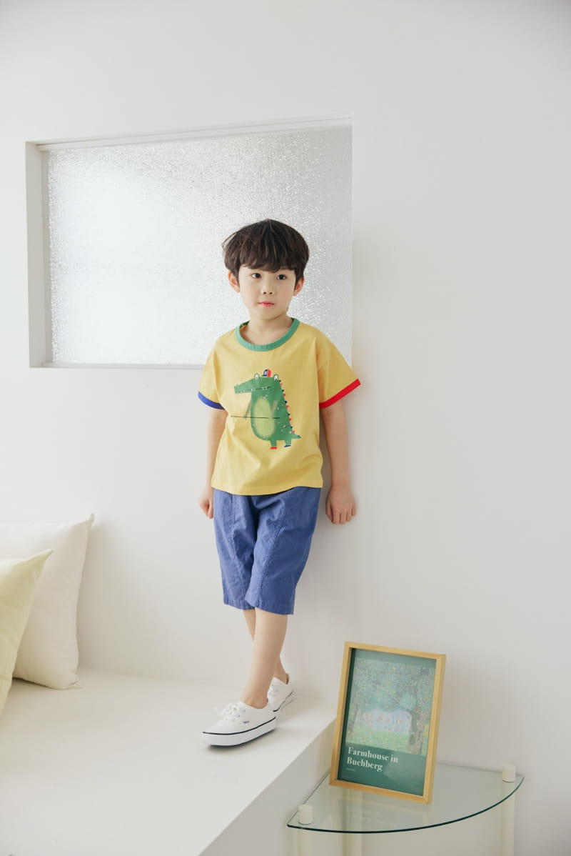 Orange Mom - Korean Children Fashion - #discoveringself - Crocodile Color Tee - 11