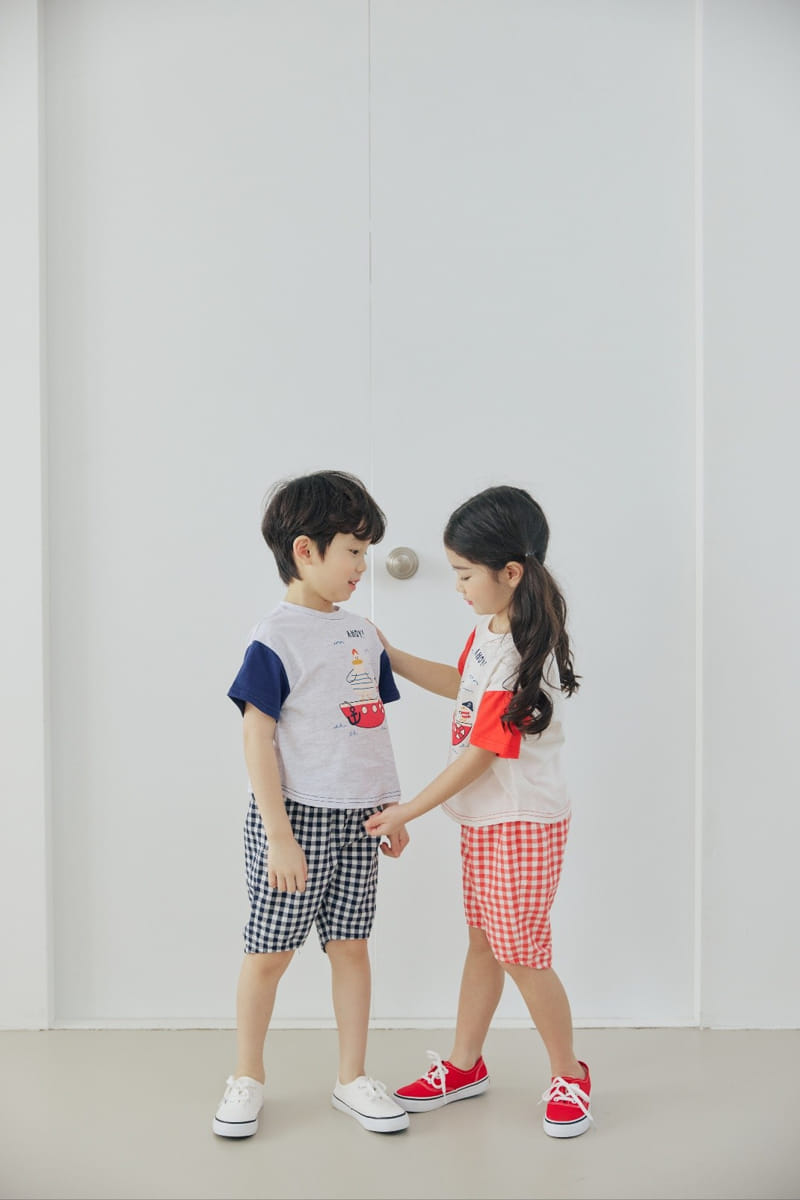 Orange Mom - Korean Children Fashion - #discoveringself - Marine Tee - 2