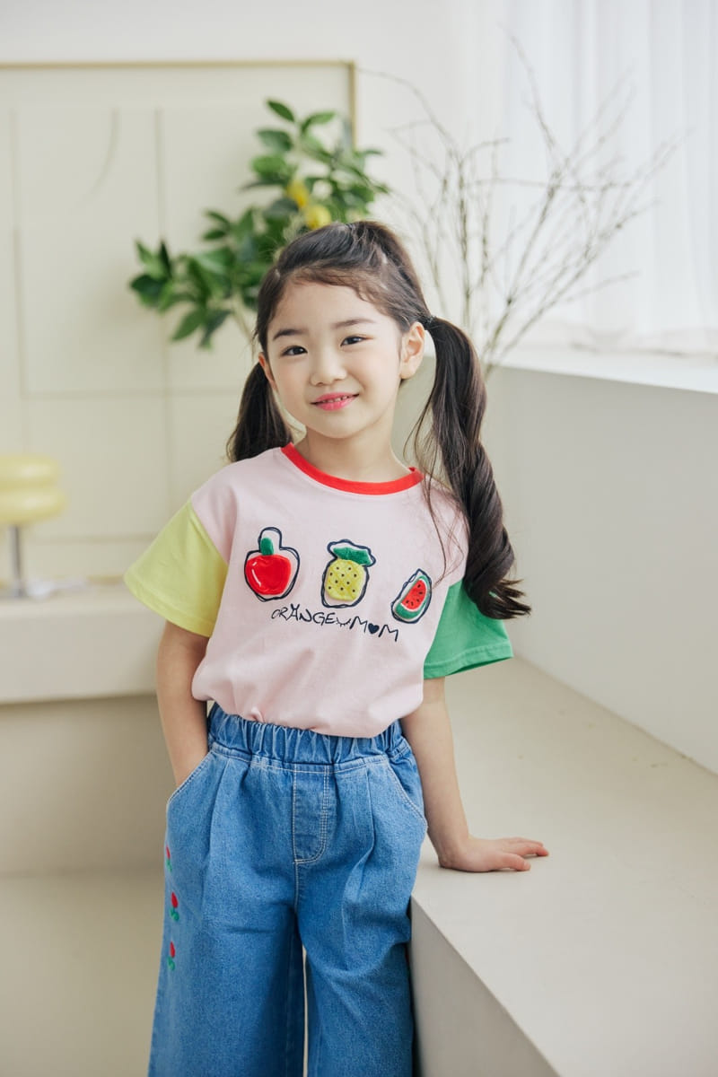 Orange Mom - Korean Children Fashion - #discoveringself - Fruit Tee
