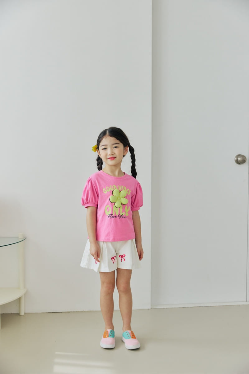 Orange Mom - Korean Children Fashion - #discoveringself - Balloon Flower Shirt