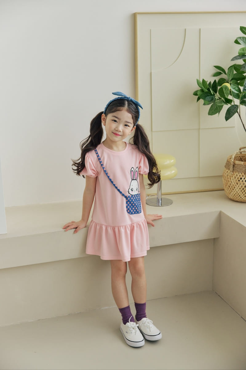 Orange Mom - Korean Children Fashion - #fashionkids - Rabbit Bag One-Piece - 8
