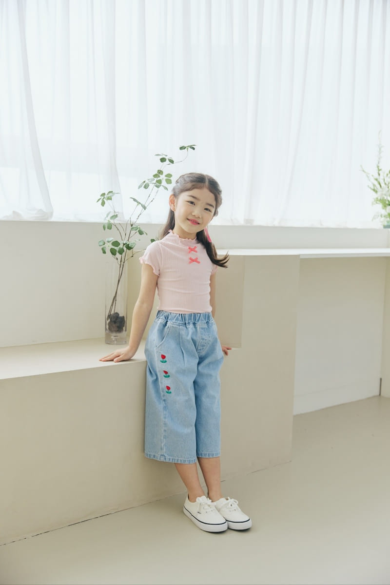 Orange Mom - Korean Children Fashion - #fashionkids - Tulip Wide Pants - 5
