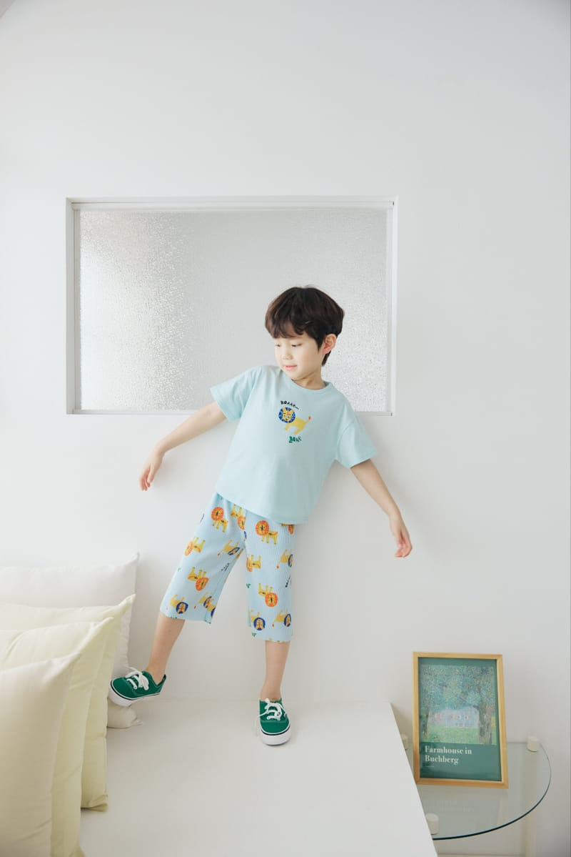 Orange Mom - Korean Children Fashion - #fashionkids - Lion Paint Tee - 7