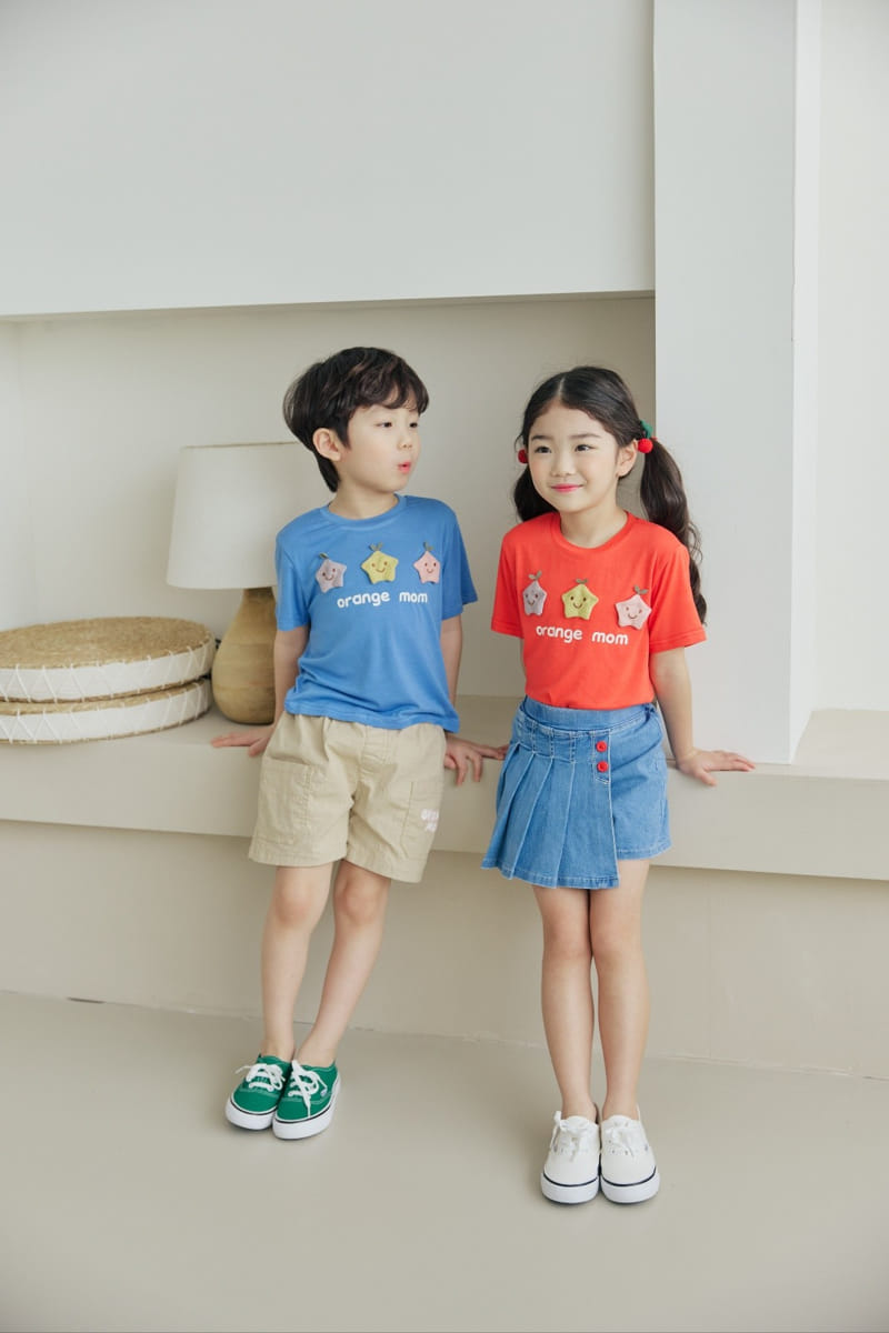 Orange Mom - Korean Children Fashion - #fashionkids - Star Tee - 6