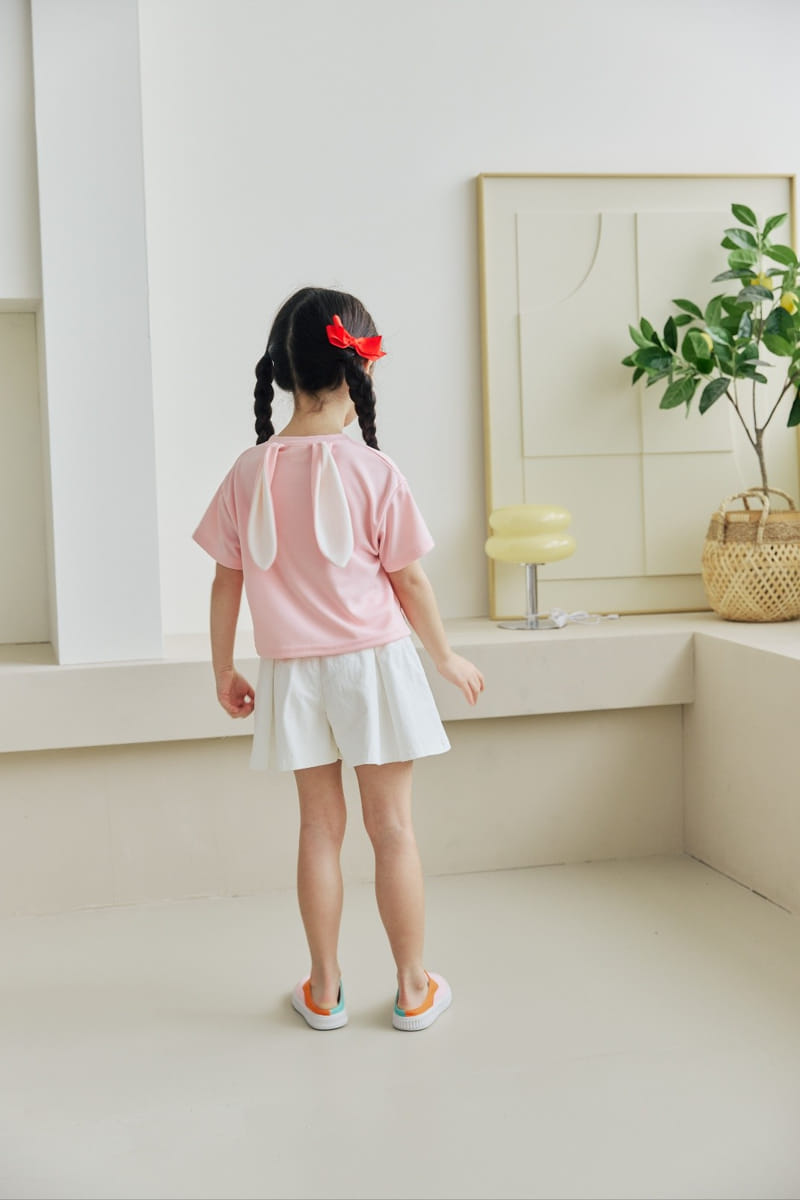 Orange Mom - Korean Children Fashion - #discoveringself - Ribbon Wrinkle Skirt Pants - 4