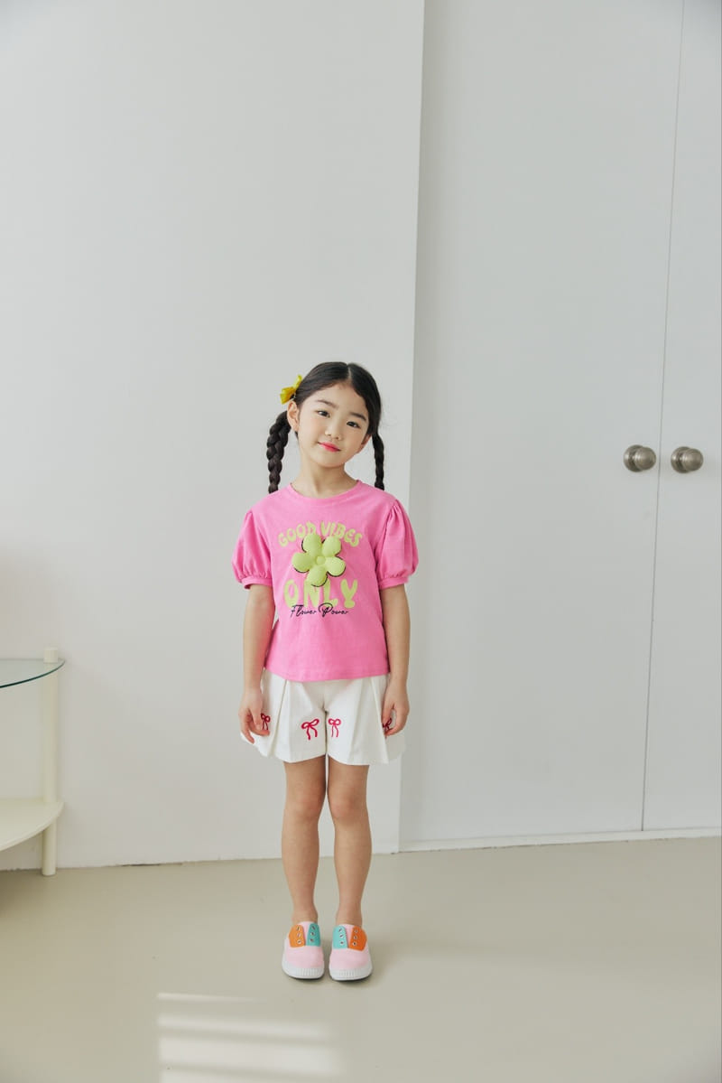 Orange Mom - Korean Children Fashion - #fashionkids - Balloon Flower Shirt - 2